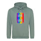 Love Is Love Striking Rainbow Pride Month Unisex Hoodie