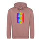 Love Is Love Striking Rainbow Pride Month Unisex Hoodie