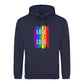 Love Is Love Striking Rainbow Pride Month Unisex Hoodie