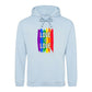 Love Is Love Striking Rainbow Pride Month Unisex Hoodie