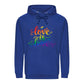 Love Is Love Whimsical Script Pride Month Unisex Hoodie
