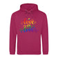 Love Is Love Whimsical Script Pride Month Unisex Hoodie