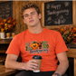 Love pumpkin leopard plaid text Thanksgiving Unisex T-Shirt