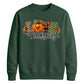Love thanksgiving pattern art Thanksgiving Unisex Sweatshirt
