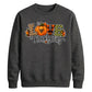 Love thanksgiving pattern art Thanksgiving Unisex Sweatshirt