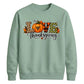 Love thanksgiving pattern art Thanksgiving Unisex Sweatshirt