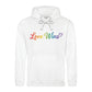 Love Wins Spectrum Calligraphy Pride Month Unisex Hoodie