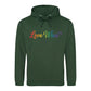 Love Wins Spectrum Calligraphy Pride Month Unisex Hoodie