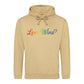 Love Wins Spectrum Calligraphy Pride Month Unisex Hoodie