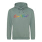 Love Wins Spectrum Calligraphy Pride Month Unisex Hoodie