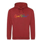 Love Wins Spectrum Calligraphy Pride Month Unisex Hoodie