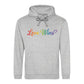 Love Wins Spectrum Calligraphy Pride Month Unisex Hoodie