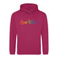 Love Wins Spectrum Calligraphy Pride Month Unisex Hoodie