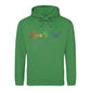 Love Wins Spectrum Calligraphy Pride Month Unisex Hoodie