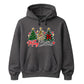 Lovely festive triple tree graphic Christmas Unisex Hoodie