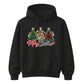 Lovely festive triple tree graphic Christmas Unisex Hoodie