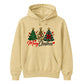 Lovely festive triple tree graphic Christmas Unisex Hoodie