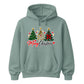 Lovely festive triple tree graphic Christmas Unisex Hoodie