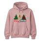 Lovely festive triple tree graphic Christmas Unisex Hoodie