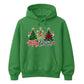 Lovely festive triple tree graphic Christmas Unisex Hoodie