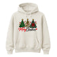 Lovely festive triple tree graphic Christmas Unisex Hoodie