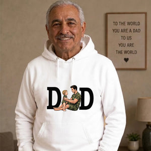 Loyal Dad Child Pullover Father Day Hoodie