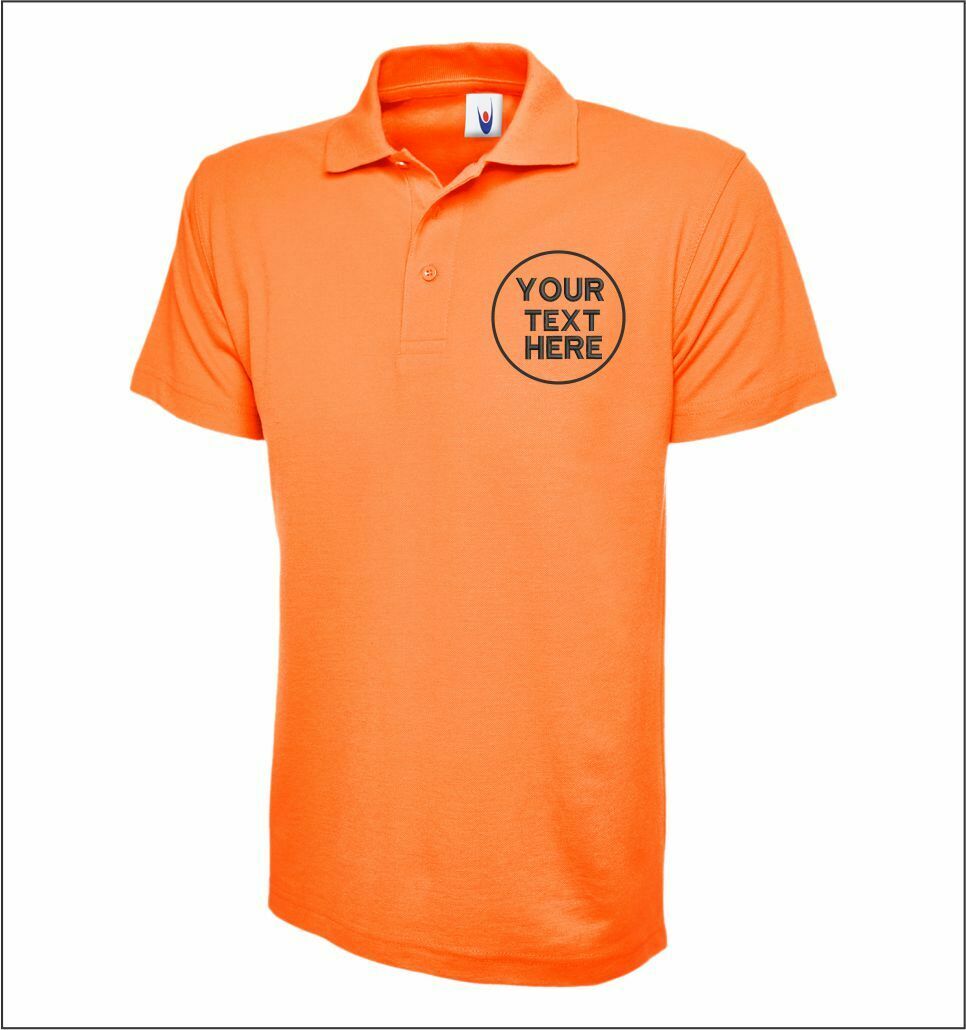Custom Embroidered Men Polo Tshirt, Personalised Text/Design Shirt, Digitized Company Logo Monogrammed Polo Tee, Special Gift for Golf Lover