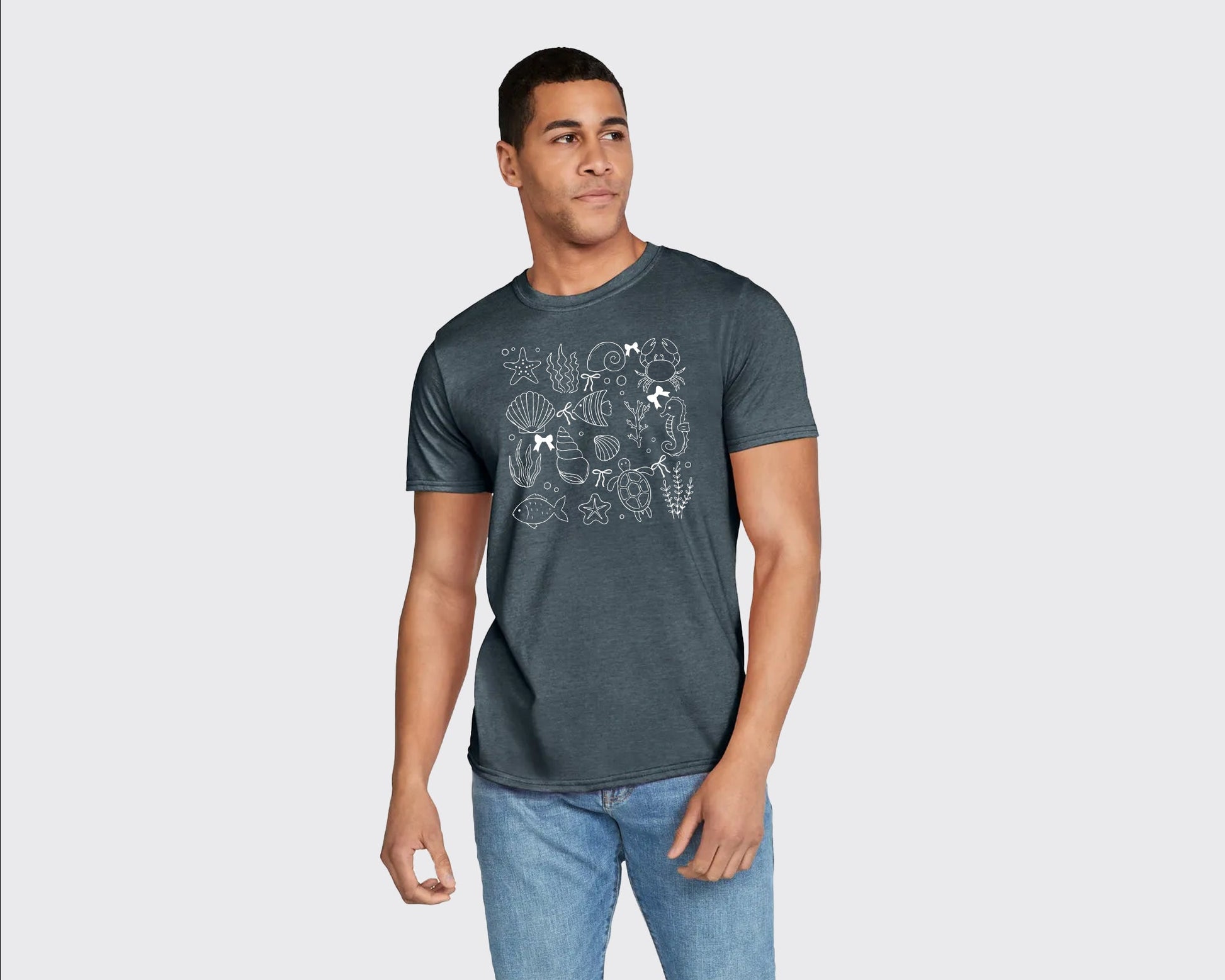 Summer Beach Vibes Gildan Adult T-Shirt, Coastal Graphic Tee For Men & Women, Classic Fit Vacation Shirt For Beach Days M8441