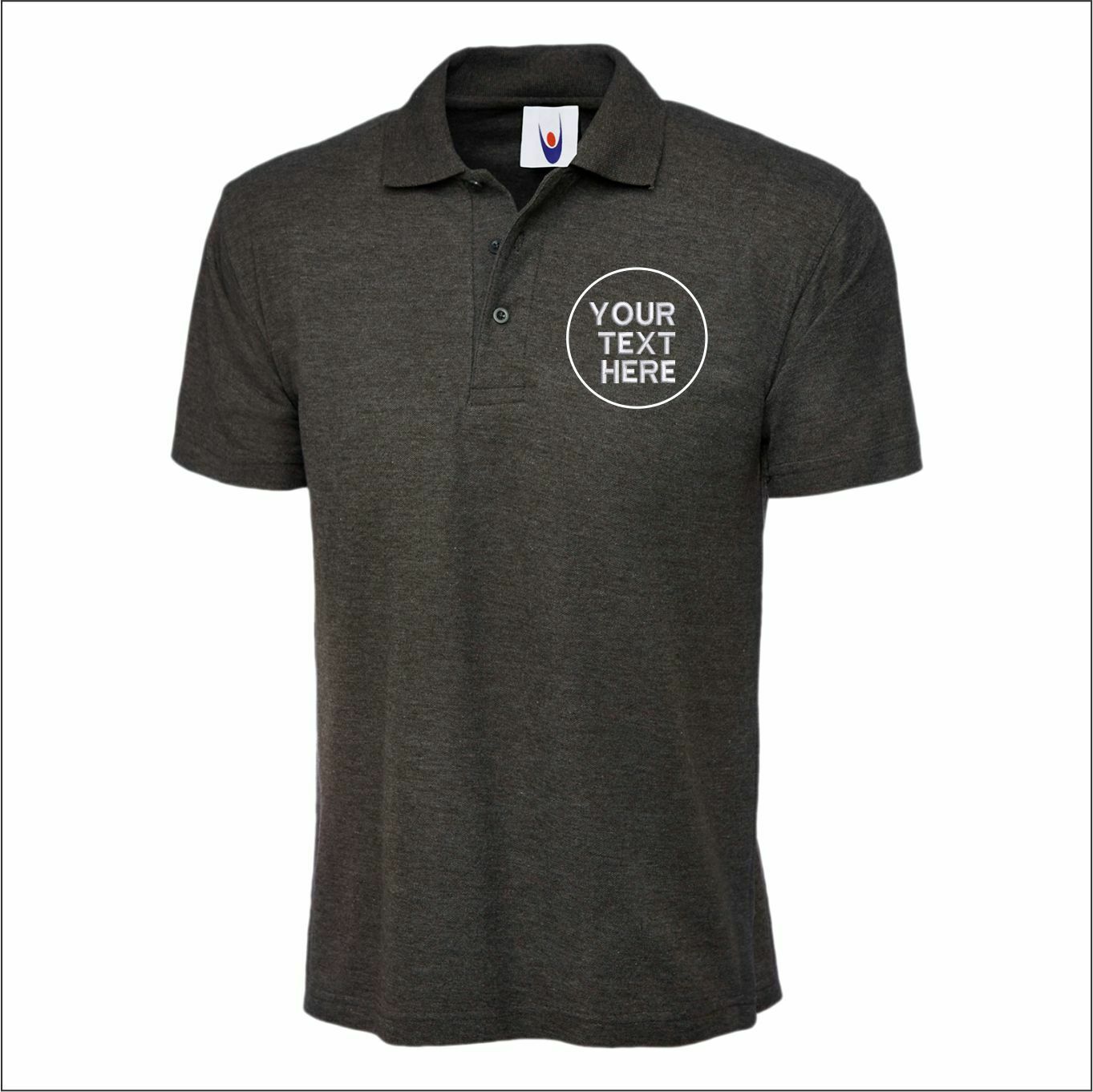 Custom Embroidered Men Polo Tshirt, Personalised Text/Design Shirt, Digitized Company Logo Monogrammed Polo Tee, Special Gift for Golf Lover
