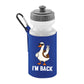 Back To School Water Bottle, Funny Duck Printed I’m Back, 600D Polyester Soft Water Bottle, BPA-Free, Gift for Students Or Teachers M8482