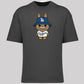 Labubu Oversized T-Shirt, Cute Anime Graphic Tee for Men & Women 100% Organic Cotton Streetwear Style M8408