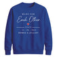 Made For Each Other Personalised For him For her gift sweatshirt