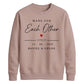 Made For Each Other Personalised For him For her gift sweatshirt