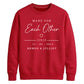 Made For Each Other Personalised For him For her gift sweatshirt