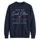 Made For Each Other Personalised For him For her gift sweatshirt