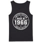 Made In 1966 Limited Edition Stamp 60th Birthday Men Tank Top
