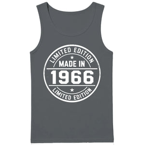 Made In 1966 Limited Edition Stamp 60th Birthday Men Tank Top
