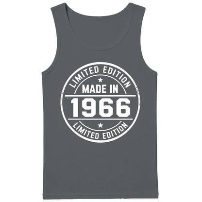 Made In 1966 Limited Edition Stamp 60th Birthday Men Tank Top