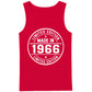 Made In 1966 Limited Edition Stamp 60th Birthday Men Tank Top