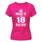 18th Birthday Ladies T-Shirt  New Chapter 18