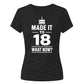 18th Birthday Ladies T-Shirt  New Chapter 18