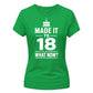 18th Birthday Ladies T-Shirt  New Chapter 18