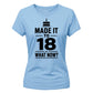 18th Birthday Ladies T-Shirt  New Chapter 18