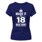18th Birthday Ladies T-Shirt  New Chapter 18