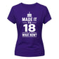 18th Birthday Ladies T-Shirt  New Chapter 18