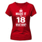 18th Birthday Ladies T-Shirt  New Chapter 18