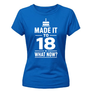 18th Birthday Ladies T-Shirt  New Chapter 18