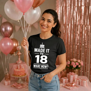 18th Birthday Ladies T-Shirt  New Chapter 18