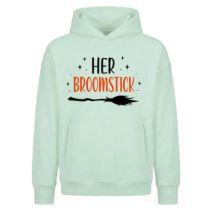 Magic her broomstick graphic Halloween Oversized Hoodie