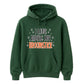 Magical broomstick quote graphic print Halloween hoodie